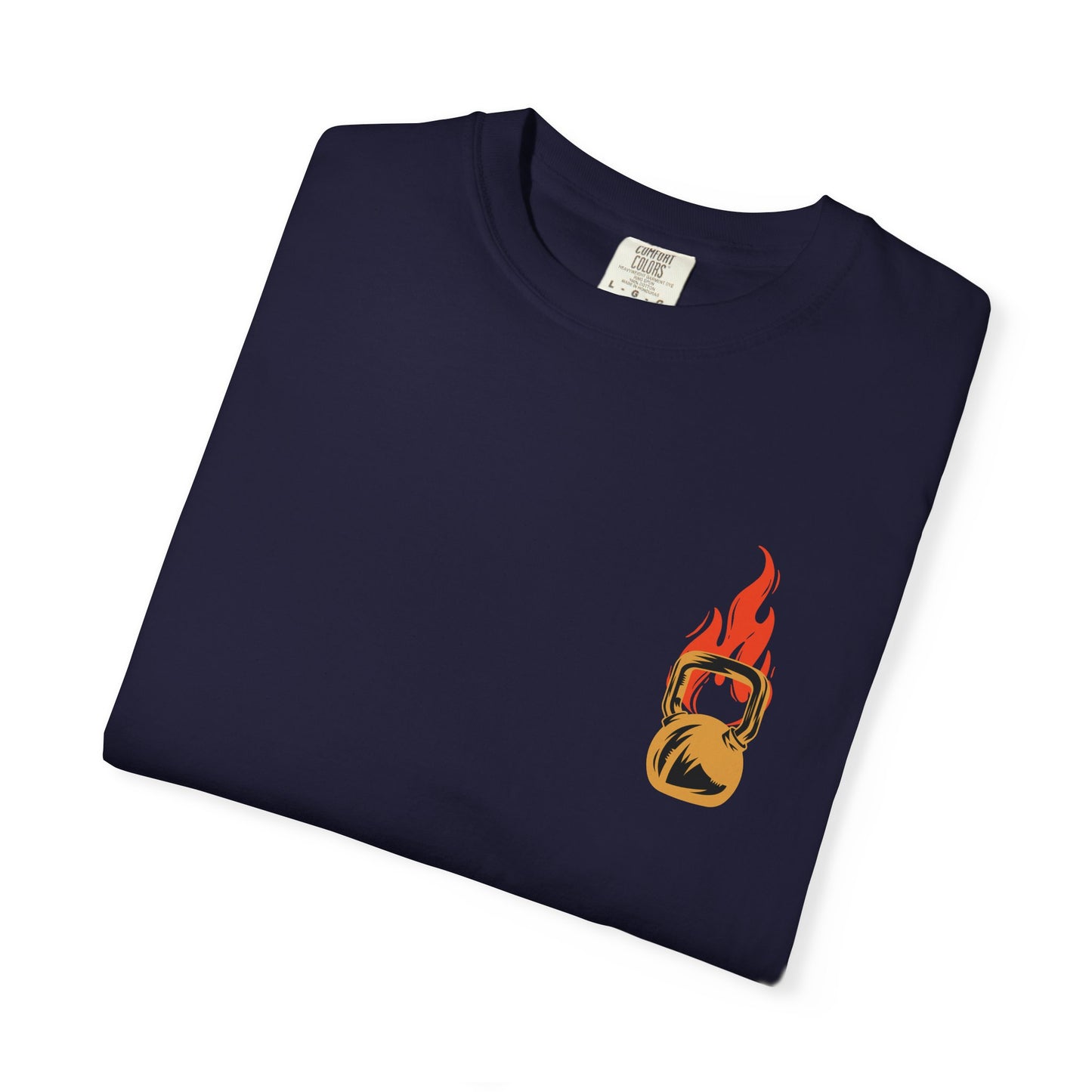 Gym Rat Life T-Shirt — Flaming Kettlebell Fitness Tee