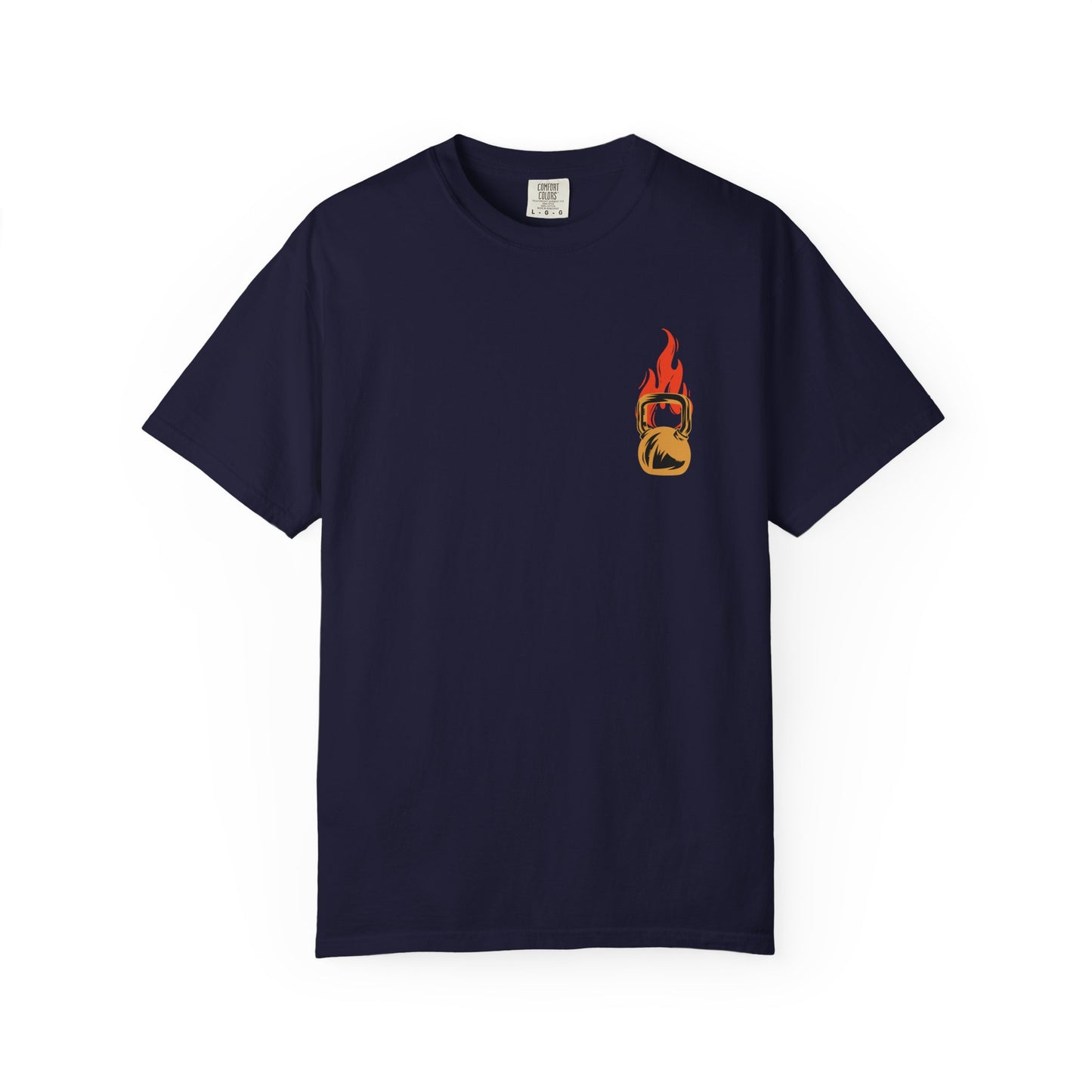 Gym Rat Life T-Shirt — Flaming Kettlebell Fitness Tee