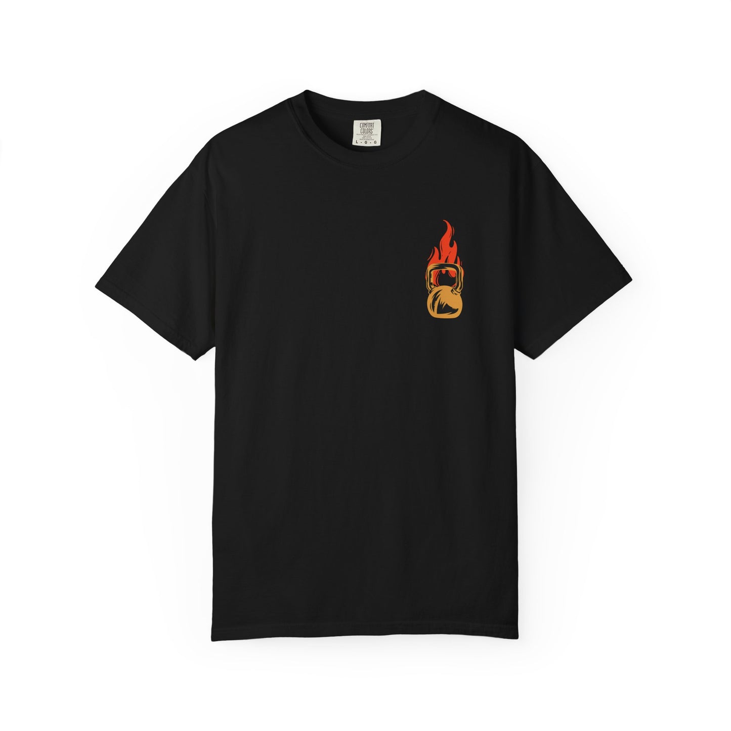 Gym Rat Life T-Shirt — Flaming Kettlebell Fitness Tee