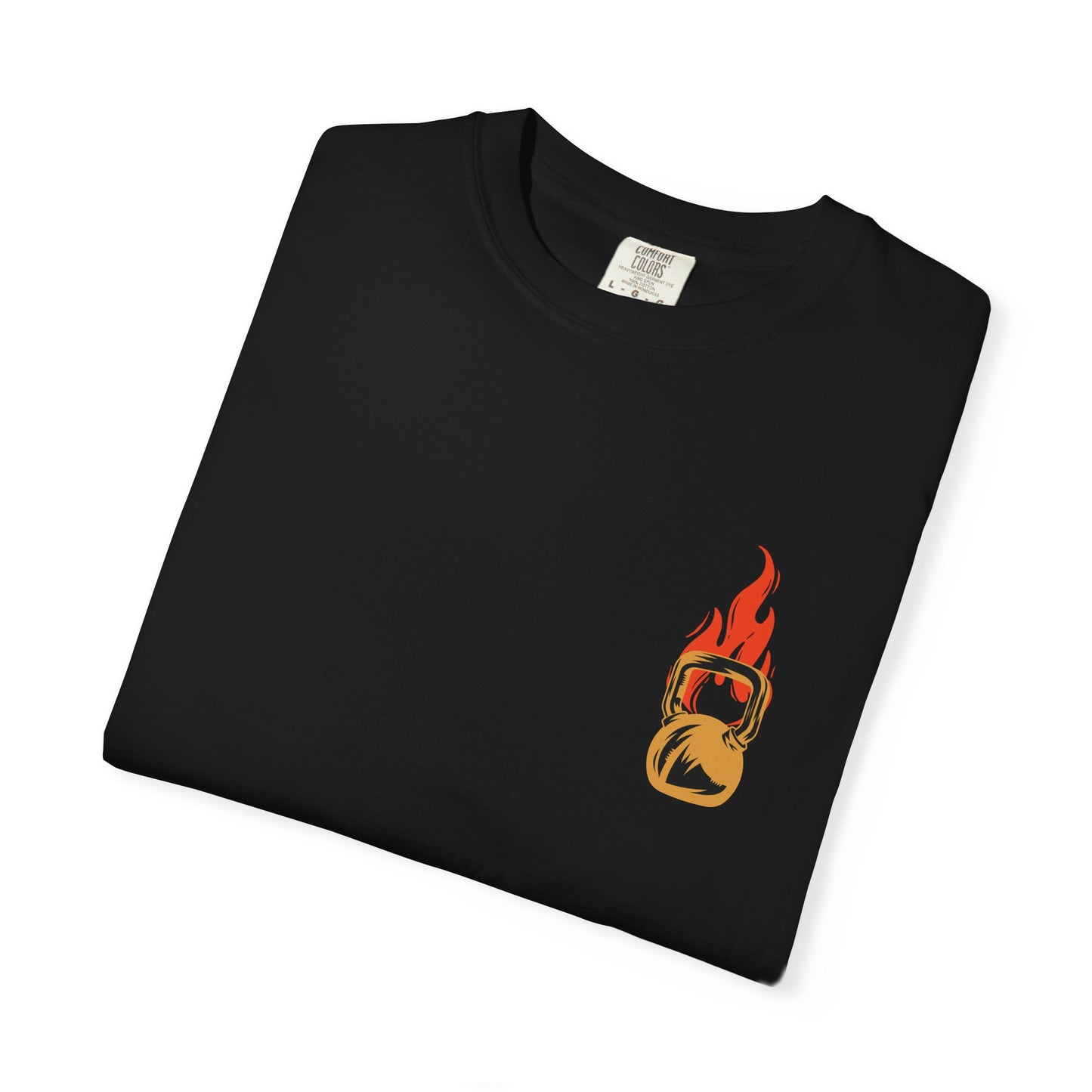 Gym Rat Life T-Shirt — Flaming Kettlebell Fitness Tee