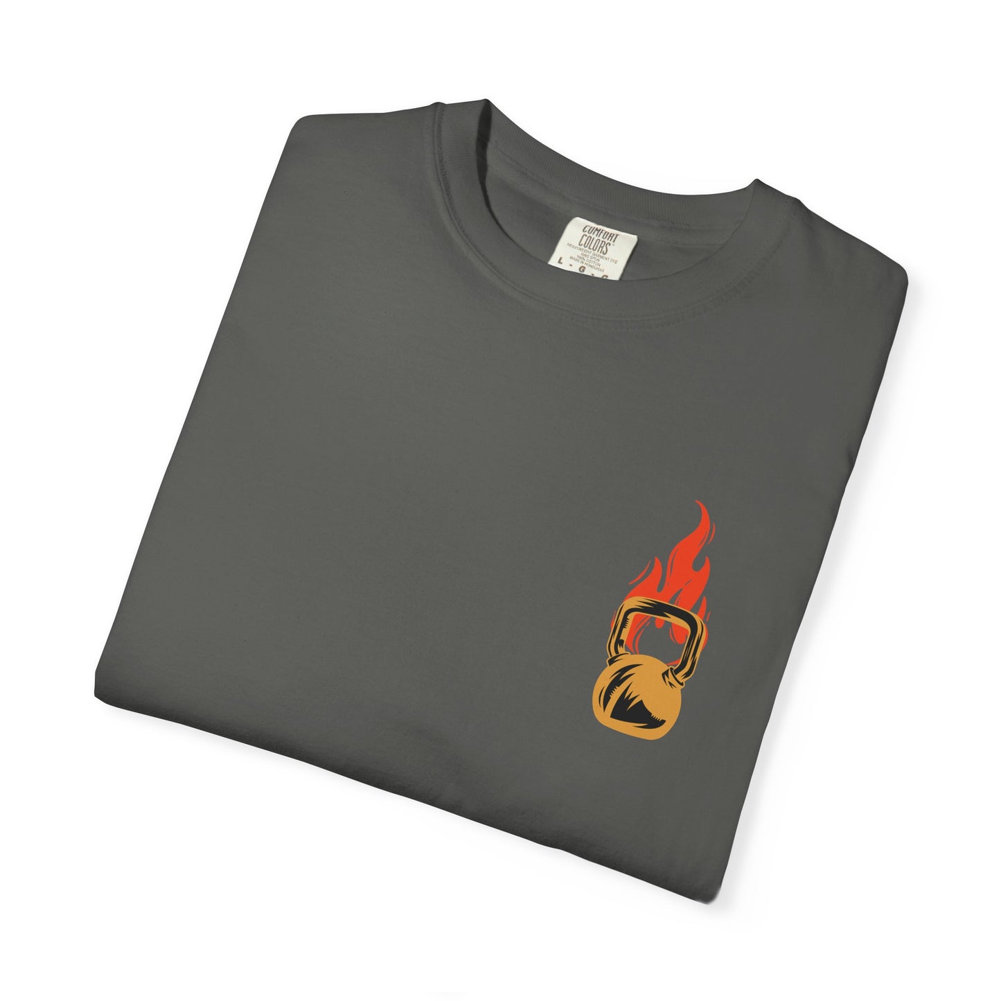Gym Rat Life T-Shirt — Flaming Kettlebell Fitness Tee